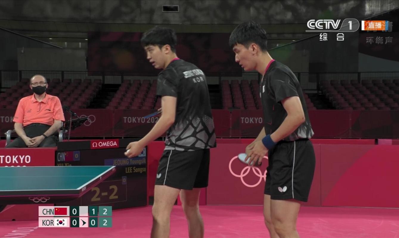 男乒团体决赛:中国VS韩国的相关图片